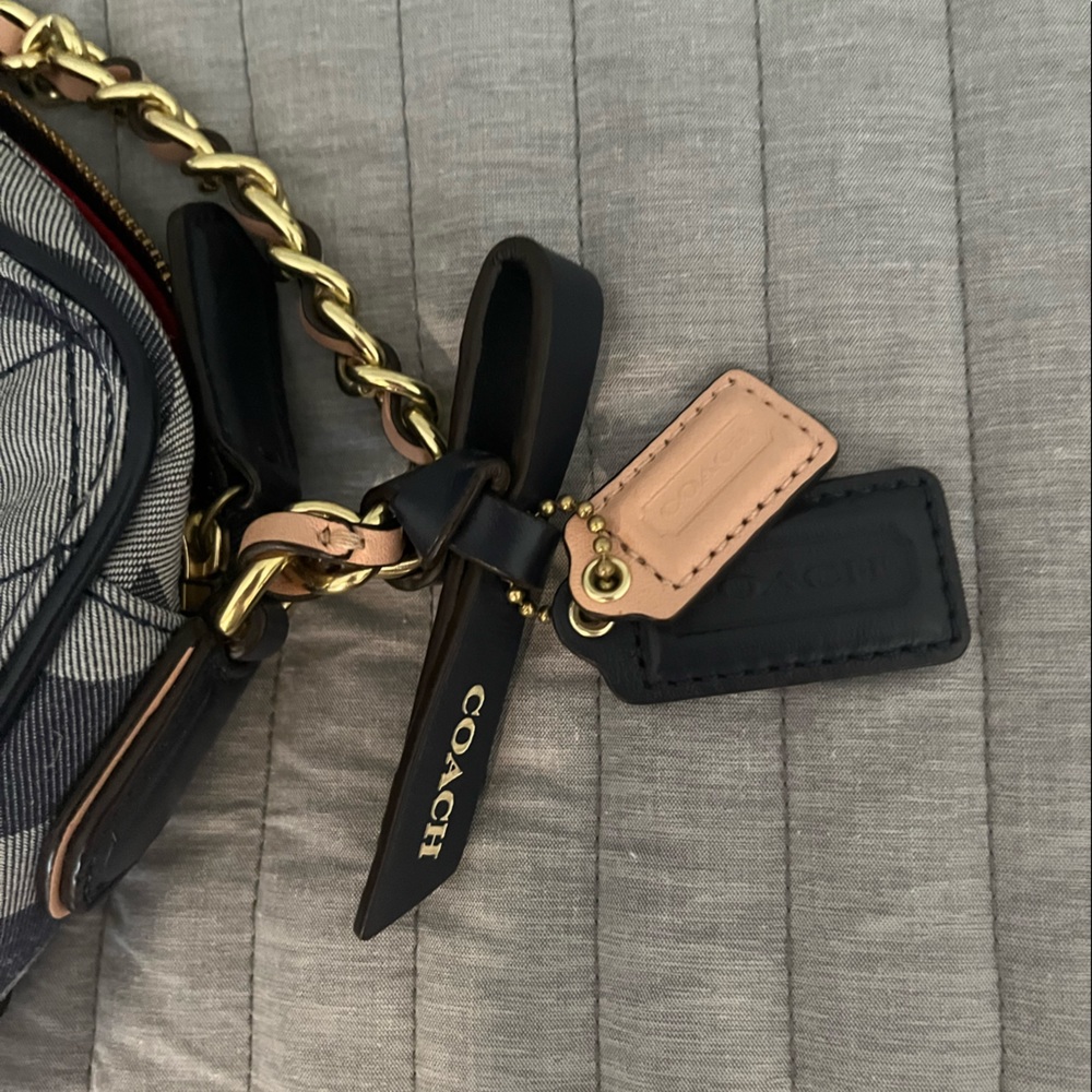 Signature denim Coach studio camera bag - Picture 3 of 5